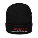 VSEC Ribbed knit beanie