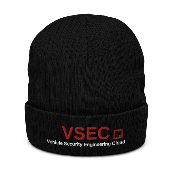 VSEC Ribbed knit beanie