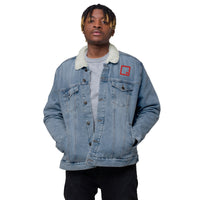 Unisex denim sherpa jacket