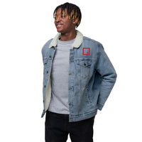 Unisex denim sherpa jacket